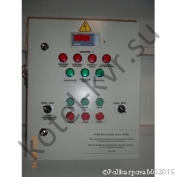 Щит управления паровым котлом на жидком топливе производительностью 300 кг/час