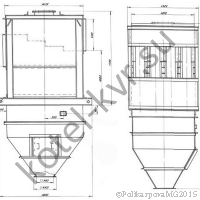 Чертеж циклона ЦБ 16