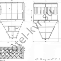 Чертеж циклона ЦБ 42