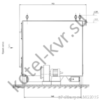 Чертеж котла 300 КВт на дровах