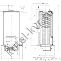 Чертеж котла КВ 0,2 Heatexpert