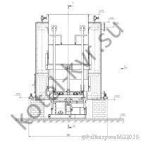 Чертеж котла 1,1 МВт Giant угольного механического