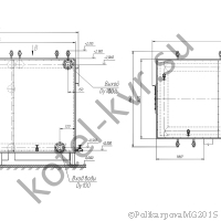 Чертеж котла 1,1 МВт Giant твердотопливного ручного