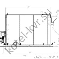 Чертеж котла 3,5 МВт Газовый