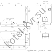 Чертеж котла КВр-0,9 с колосниковой топкой
