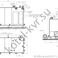 Чертеж котла КВм 1,6 РПК угольного