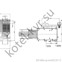 Чертеж котла КВм 2,2 ТШПМ угольного