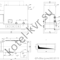 Чертеж котла КВм 2,2 ТЛПХ угольного