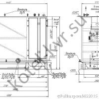 Чертеж котла КВм 2,5 ЗП РПК угольного