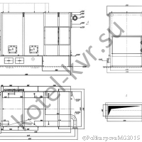 Чертеж котла КВм 4,0 ТЛПХ угольного