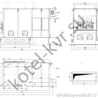 Чертеж котла КВм 4,0 ТЛЗМ угольного