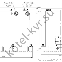 Чертеж котла КВр 1,5 твердотопливного