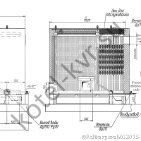 Чертеж котла КВр 2,2 твердотопливного