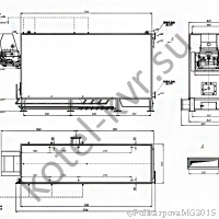 Чертеж котла КВр 3,0 твердотопливного