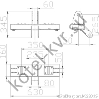 Чертеж каретки в сборе ТШПМ-1,45