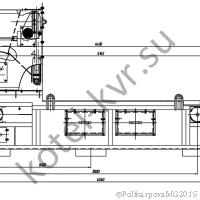 Чертеж топки ТЛПХ 1,1х3,0