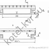 Чертеж колосника Т 220.13.001 (00.1603.038)