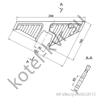 Чертеж колосника тип III 0-40-13