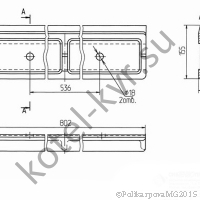 Чертеж уплотнения среднего Т 15.01.003 (00.1629.015)
