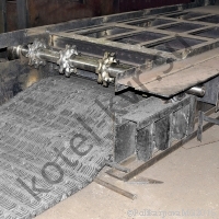 Топка ТЛПХ. Установка полотна