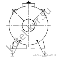 Чертеж резервуара РГС-25