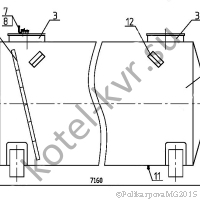 Чертеж резервуара РГС-40