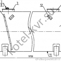 Чертеж резервуара РГС-75